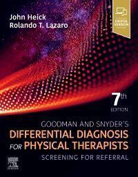 Cover: 9780323722049 | Goodman and Snyder's Differential Diagnosis for Physical Therapists