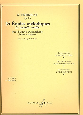 Cover: 9790043007340 | 24 Etudes Melodiques Opus 65 - Volume 2 | Stanislas Verroust | Buch