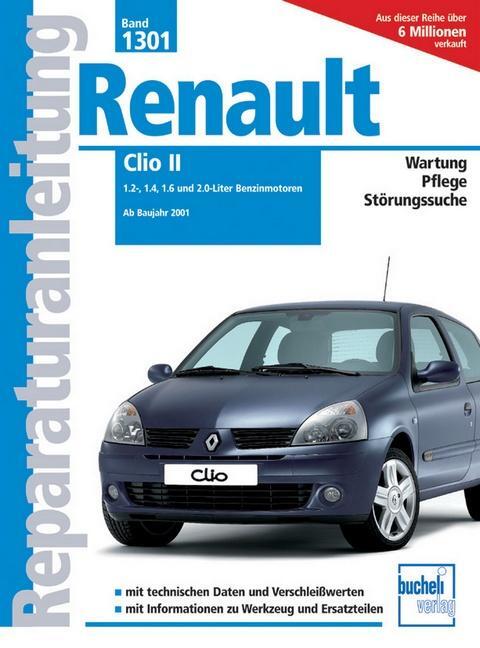 Cover: 9783716821190 | Renault Clio II | Peter Russek | Taschenbuch | Reparaturanleitungen