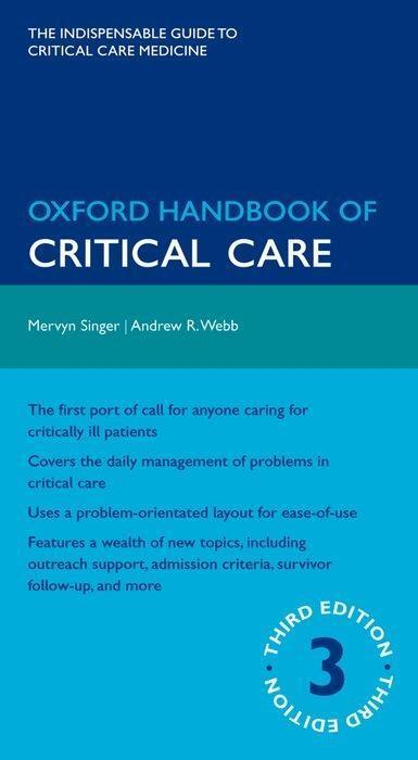 Cover: 9780199235339 | Oxford Handbook of Critical Care | Mervyn Singer (u. a.) | Taschenbuch