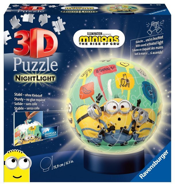 Cover: 4005556111800 | Ravensburger 3D Puzzle 11180 - Nachtlicht Puzzle-Ball Minions - 72...
