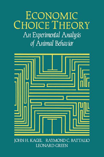 Cover: 9780521035927 | Economic Choice Theory | An Experimental Analysis of Animal Behavior