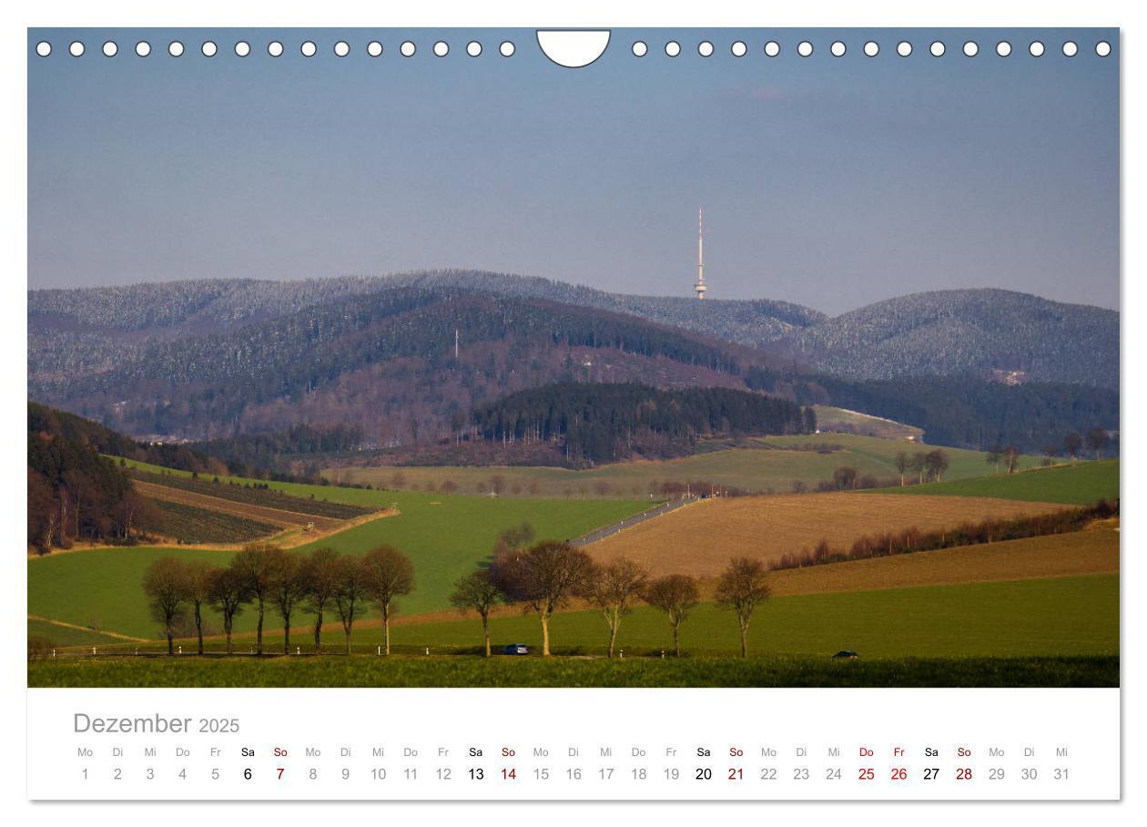 Bild: 9783435398010 | Schönes Sauerland (Wandkalender 2025 DIN A4 quer), CALVENDO...