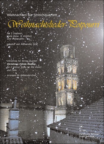 Cover: 9790012197492 | Weihnachts-Potpourri Medley für Streichquartett (Violine 3 ad lib)...