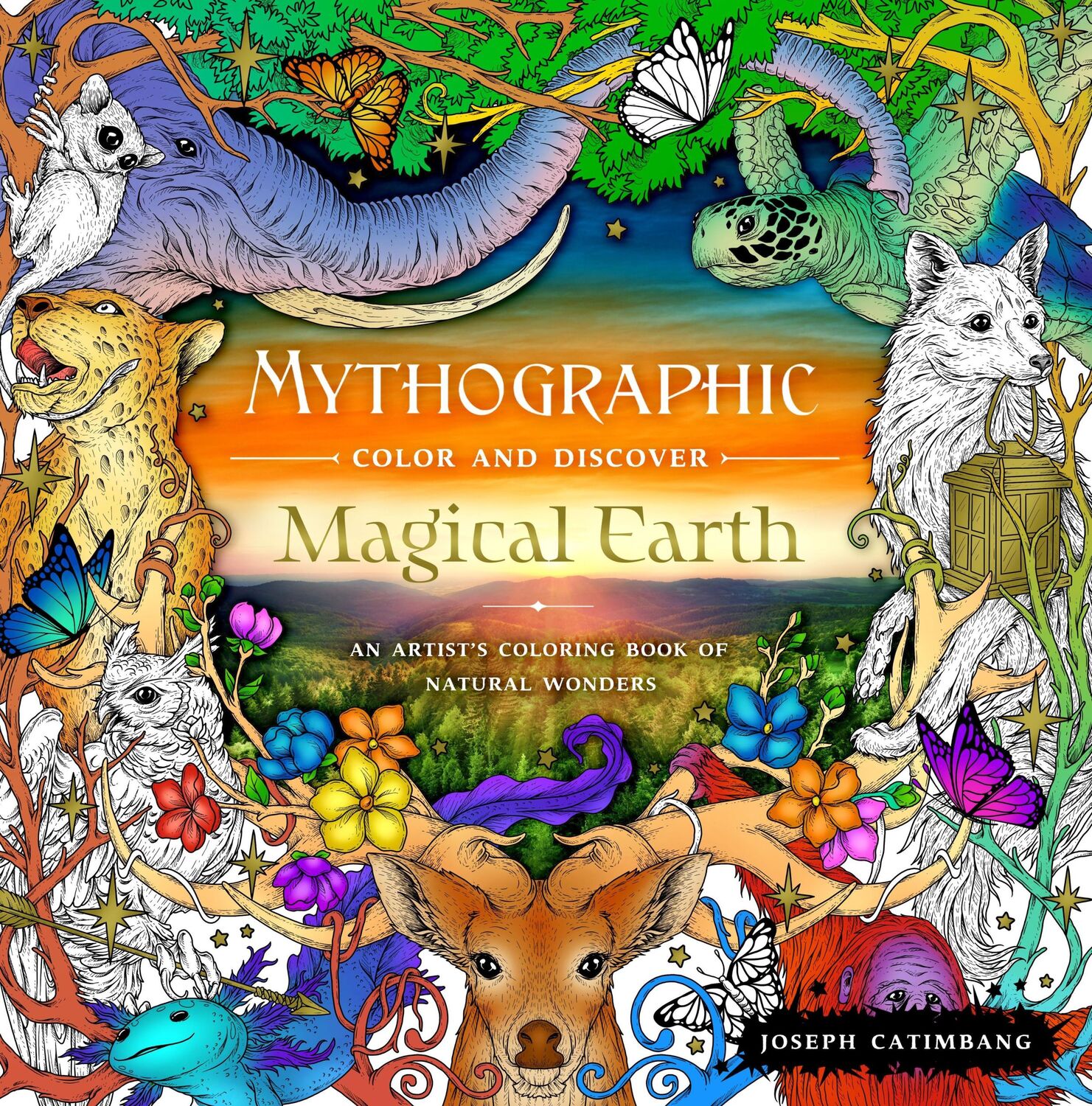 Cover: 9781250282118 | Mythographic Color and Discover: Magical Earth | Joseph Catimbang