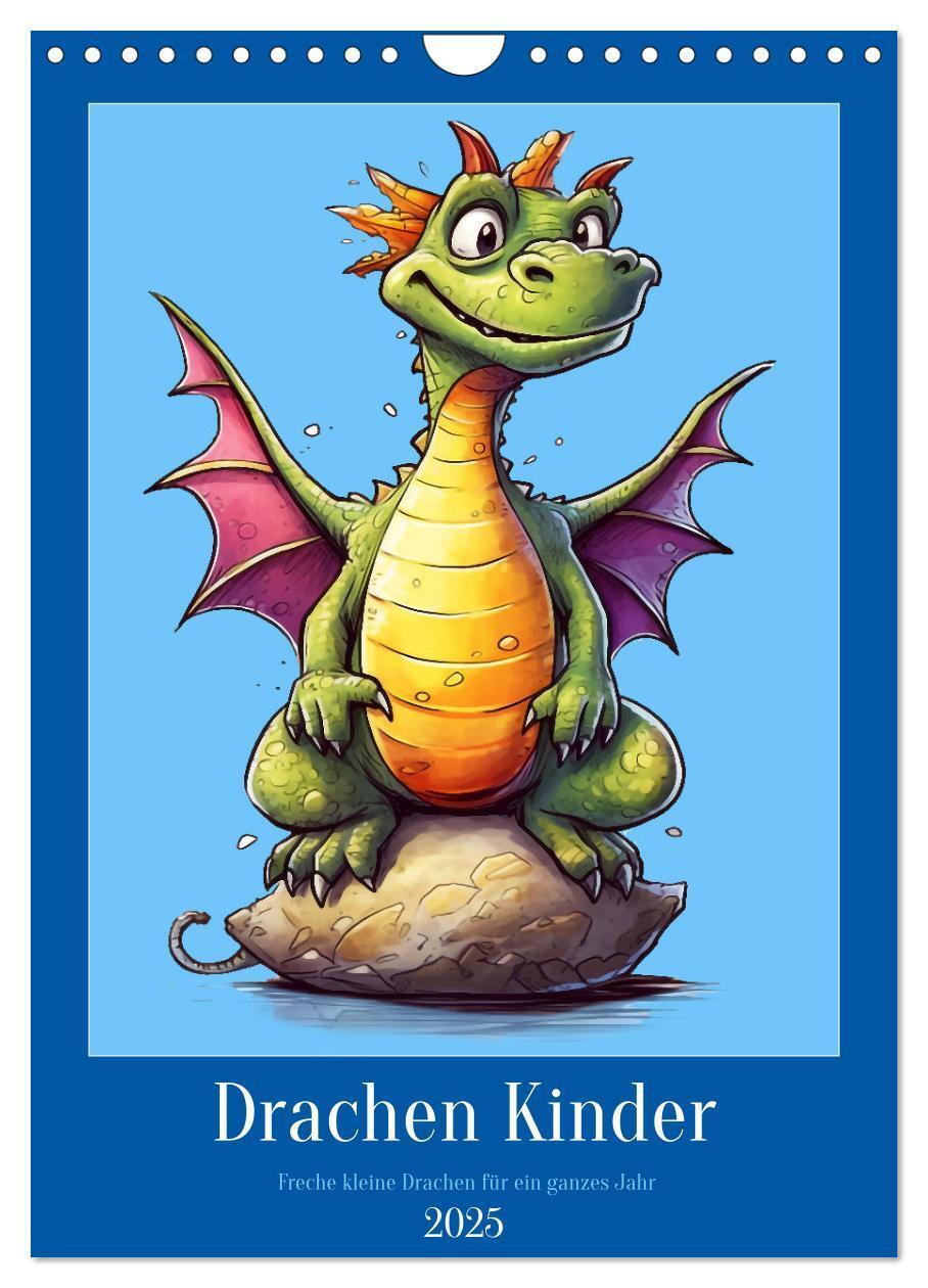 Cover: 9783435869343 | Drachen Kinder (Wandkalender 2025 DIN A4 hoch), CALVENDO...