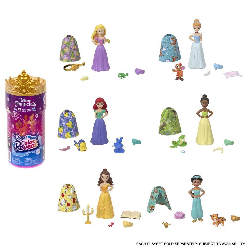 Bild: 194735123759 | Disney Prinzessin Small Dolls Royal Color Reveal Sortiment Welle 1