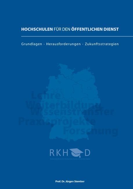 Cover: 9783749454631 | Hochschulen für den öffentlichen Dienst | Jürgen Stember | Taschenbuch