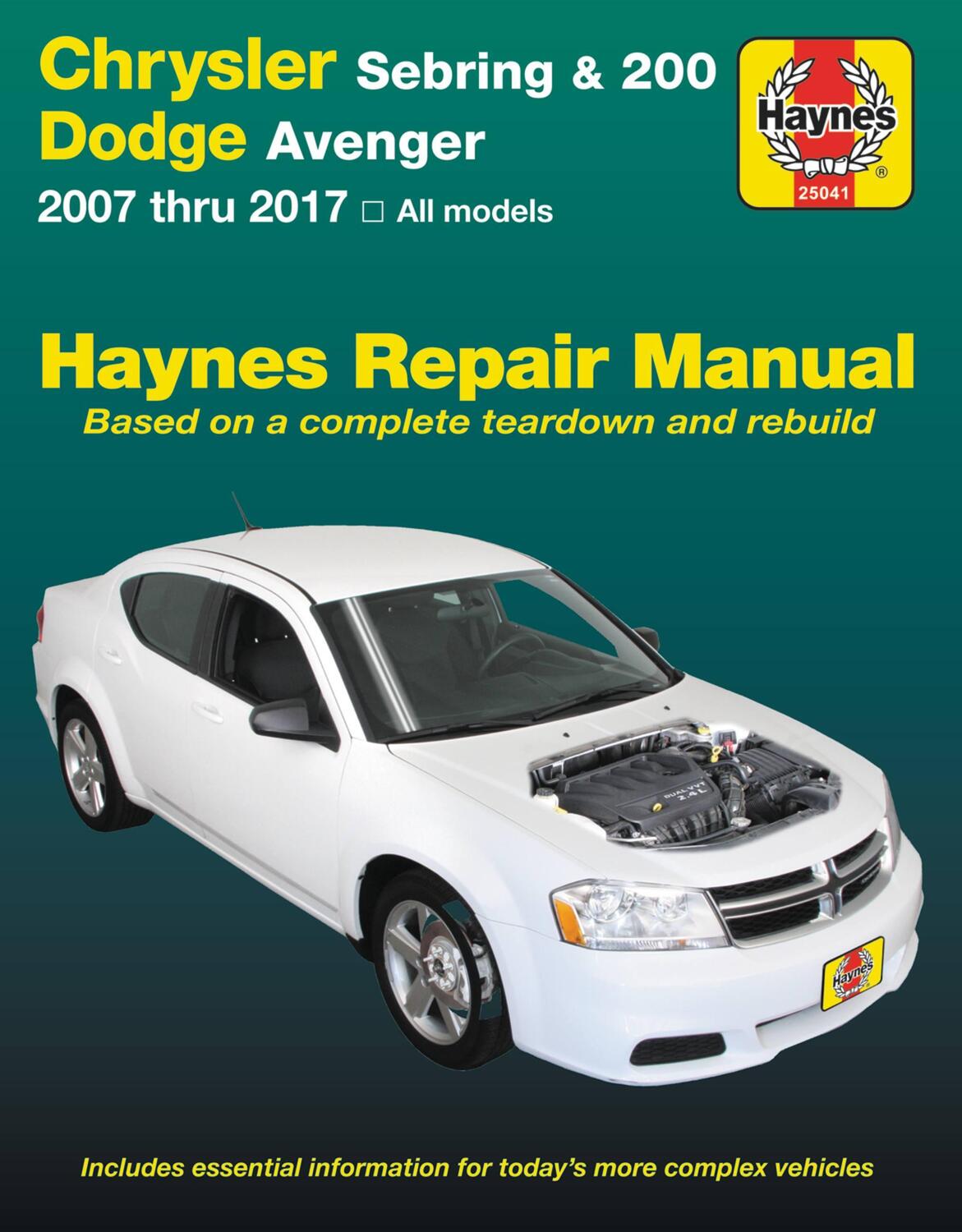 Cover: 9781620923306 | Chrysler Sebring 2007-14 &amp; 200 2007-17 | J H Haynes | Taschenbuch