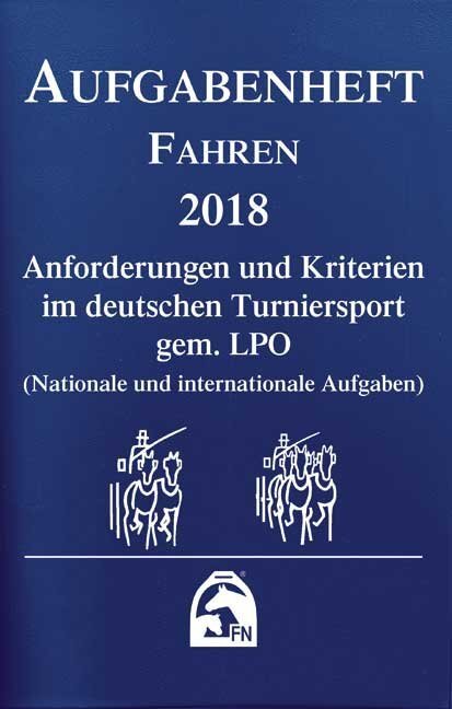 Cover: 9783885424178 | Aufgabenheft - Fahren 2018 | Deutsche Reiterliche Vereinigung e.V.