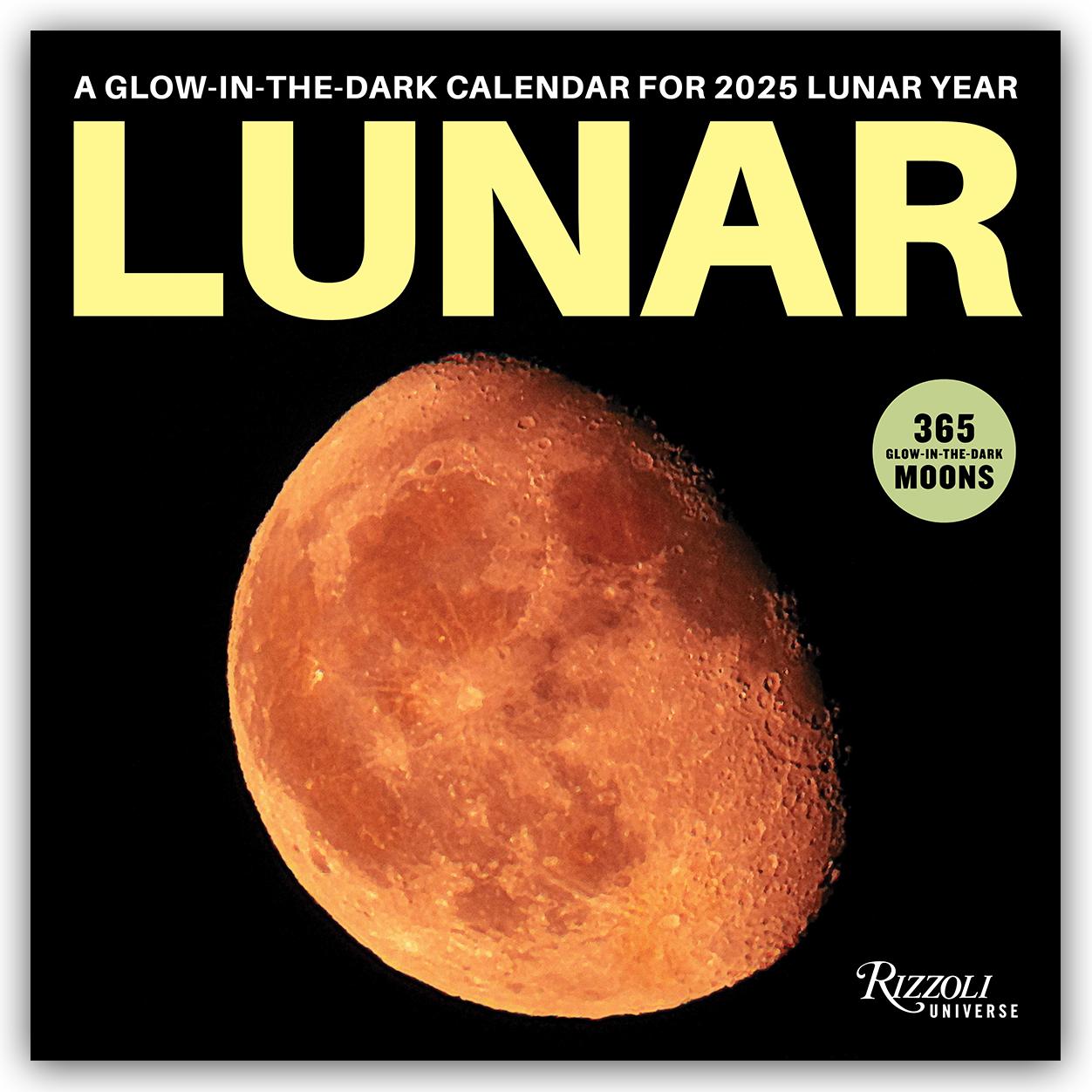 Cover: 9780789344847 | Lunar 2025 Wall Calendar | Rizzoli Universe | Kalender | 14 S. | 2025