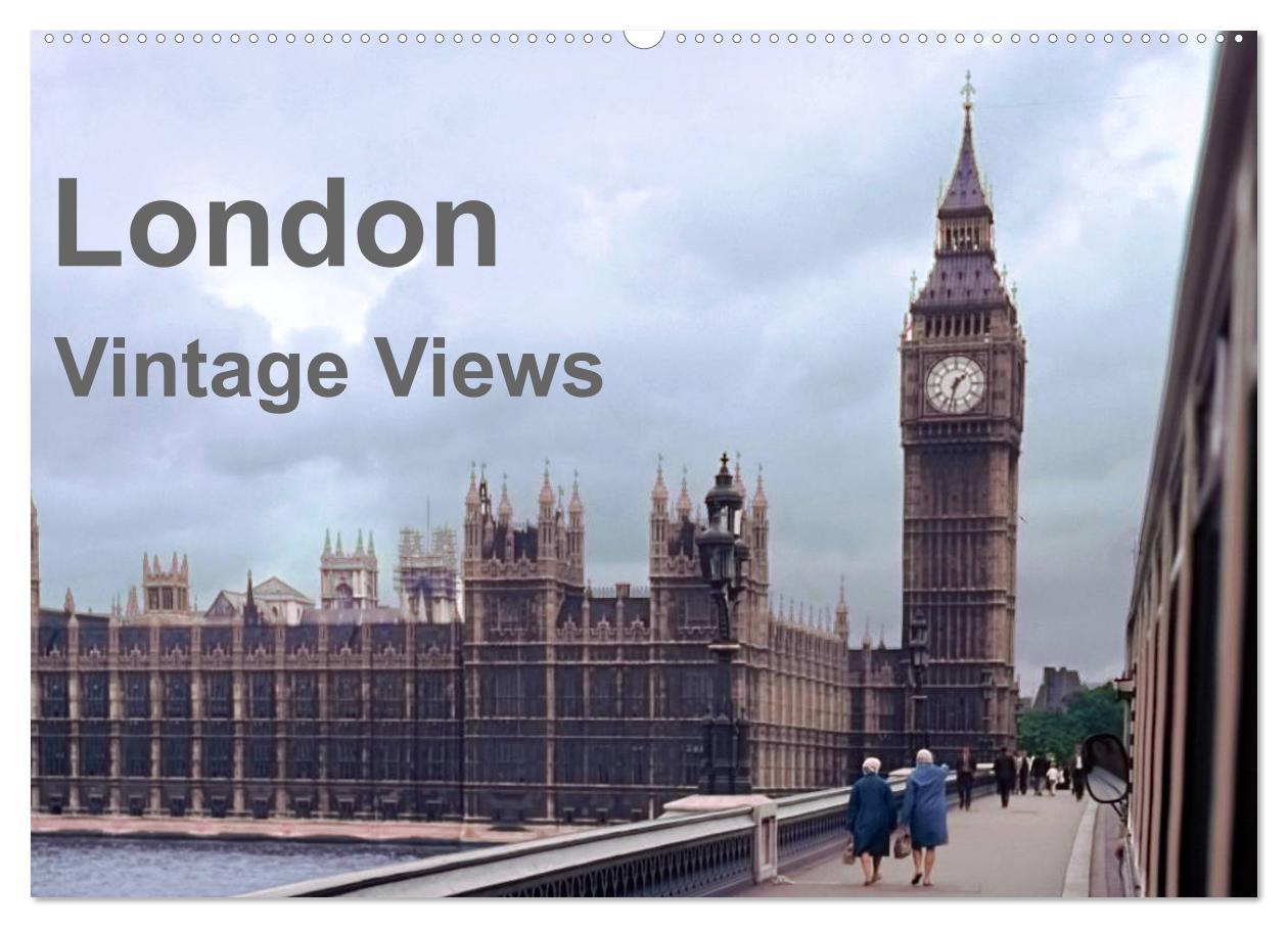 Cover: 9783435297931 | London - Vintage Views (Wandkalender 2025 DIN A2 quer), CALVENDO...