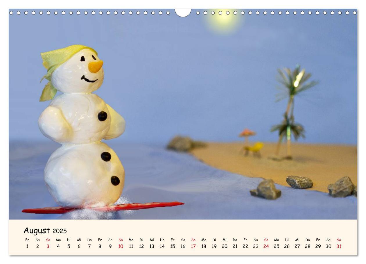 Bild: 9783435812110 | Schneemann des Monats 2025 (Wandkalender 2025 DIN A3 quer),...