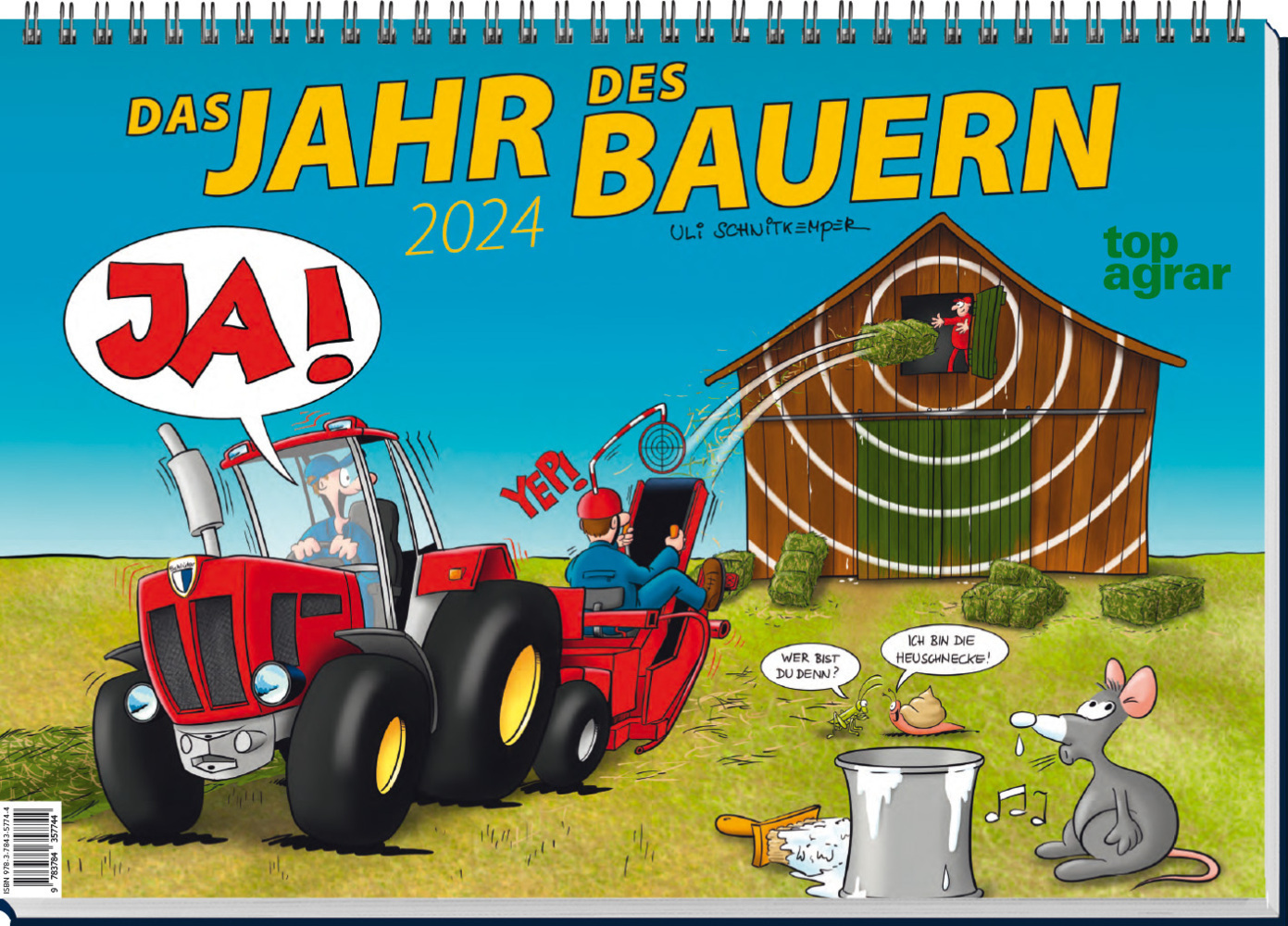 Cover: 9783784357744 | Das Jahr des Bauern 2024 | Uli Schnitkemper | Kalender | 12 S. | 2024