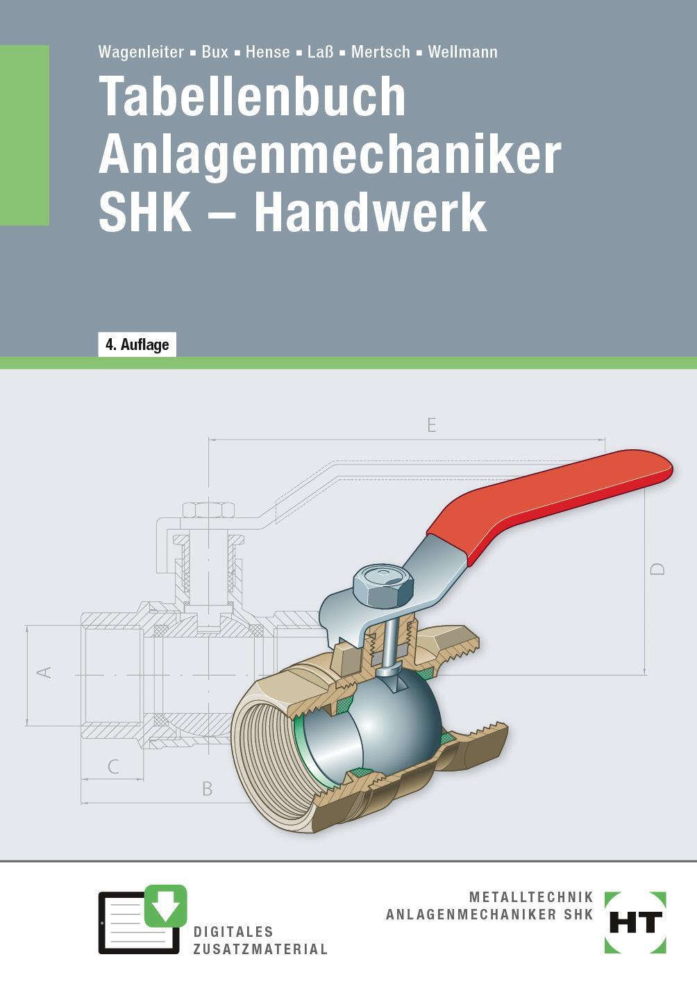 Cover: 9783582300867 | Tabellenbuch Anlagenmechaniker SHK - Handwerk | Hermann Bux (u. a.)