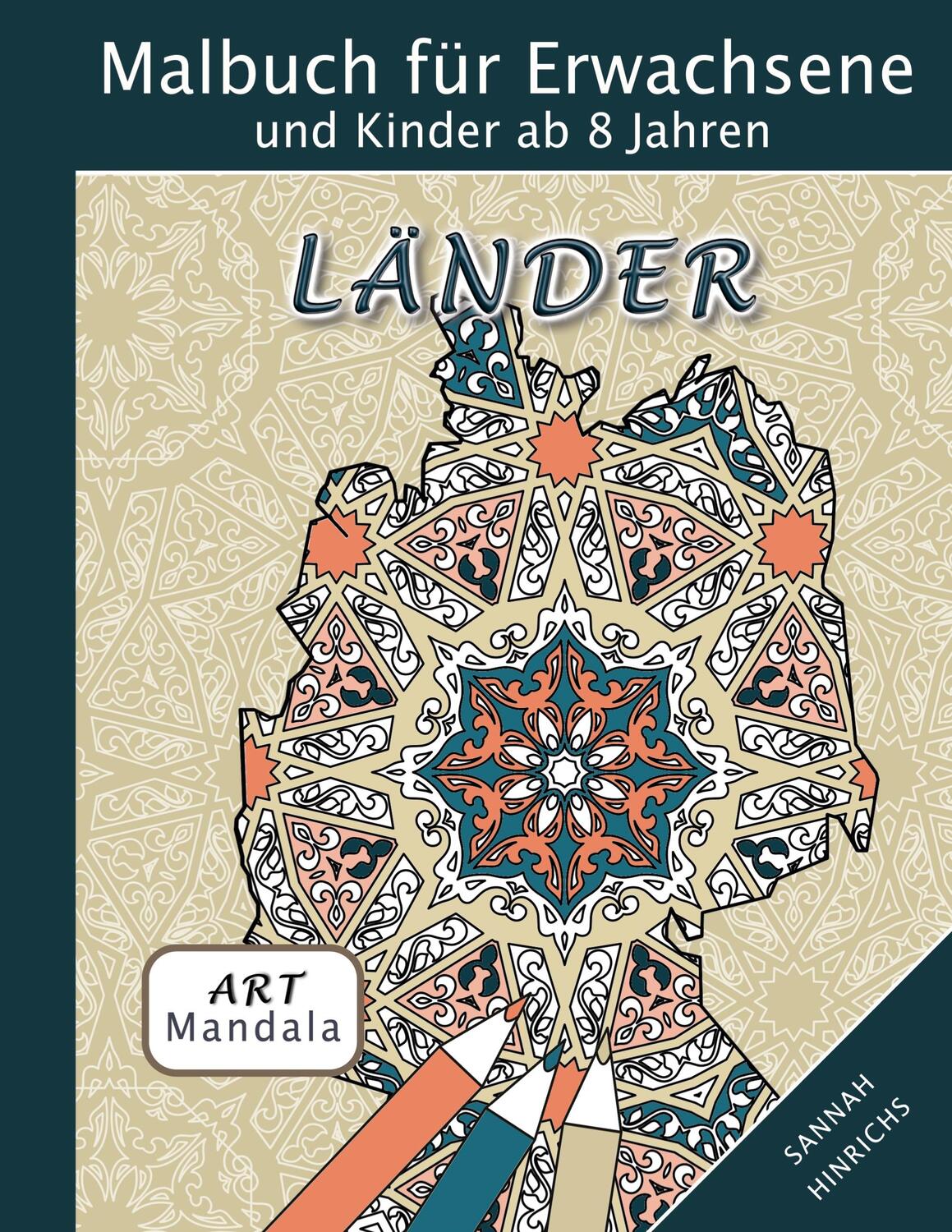 Cover: 9783756241101 | Mandala Art Malbuch für Erwachsene und Kinder ab 8 Jahren - Länder
