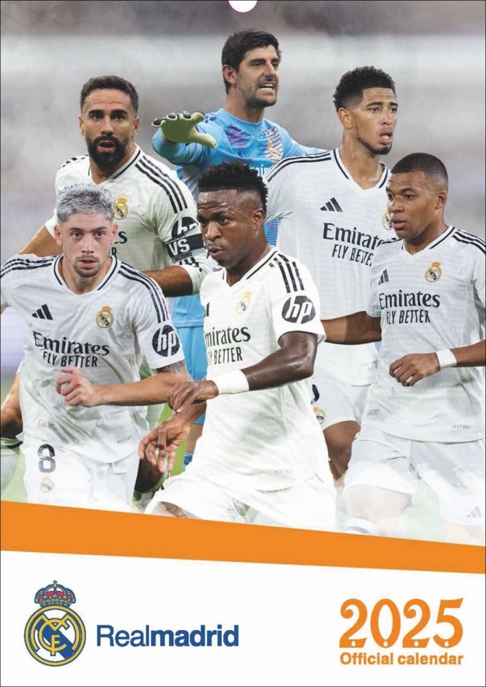 Cover: 9783840196843 | Real Madrid FC Posterkalender 2025 | Kalender | Spiralbindung | 14 S.