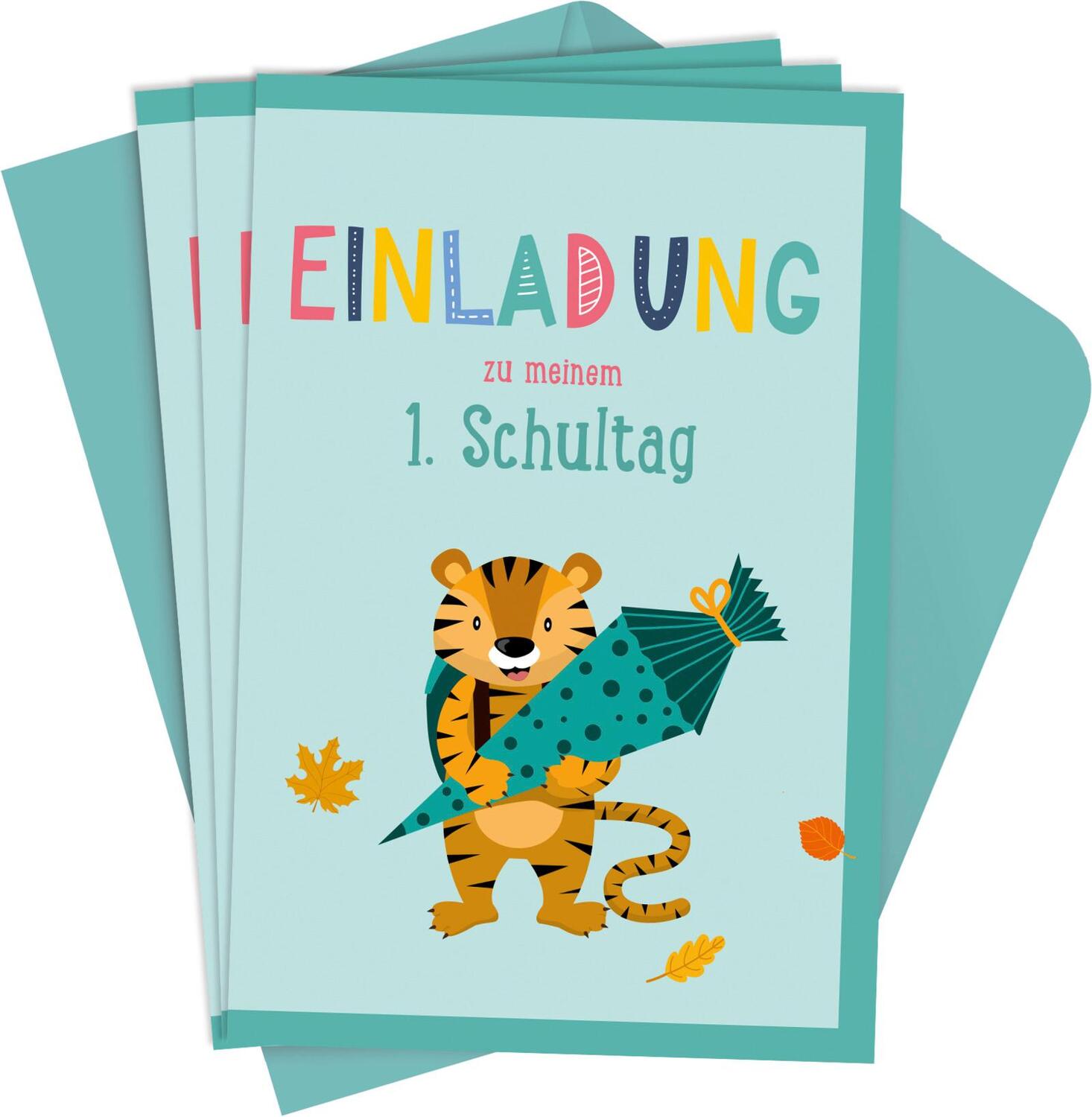 Cover: 4260308344695 | Einladung zu meinem 1. Schultag - Einladungskarten | Pattloch Verlag