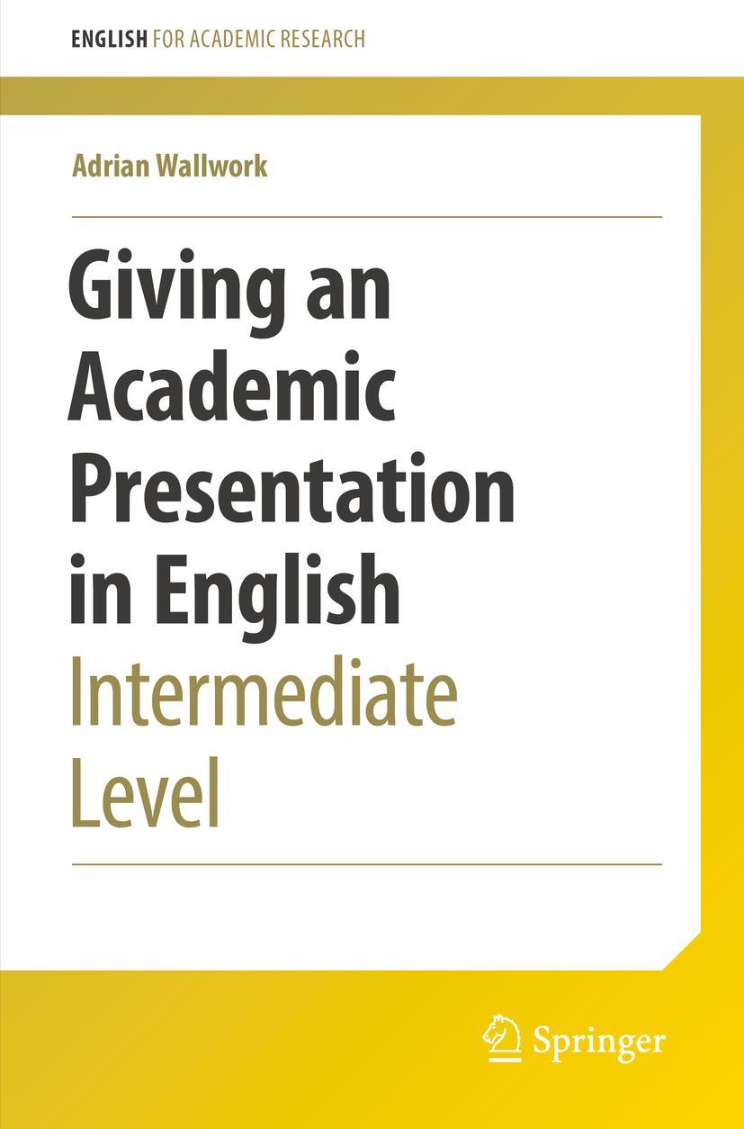 Cover: 9783030956080 | Giving an Academic Presentation in English | Intermediate Level | Buch