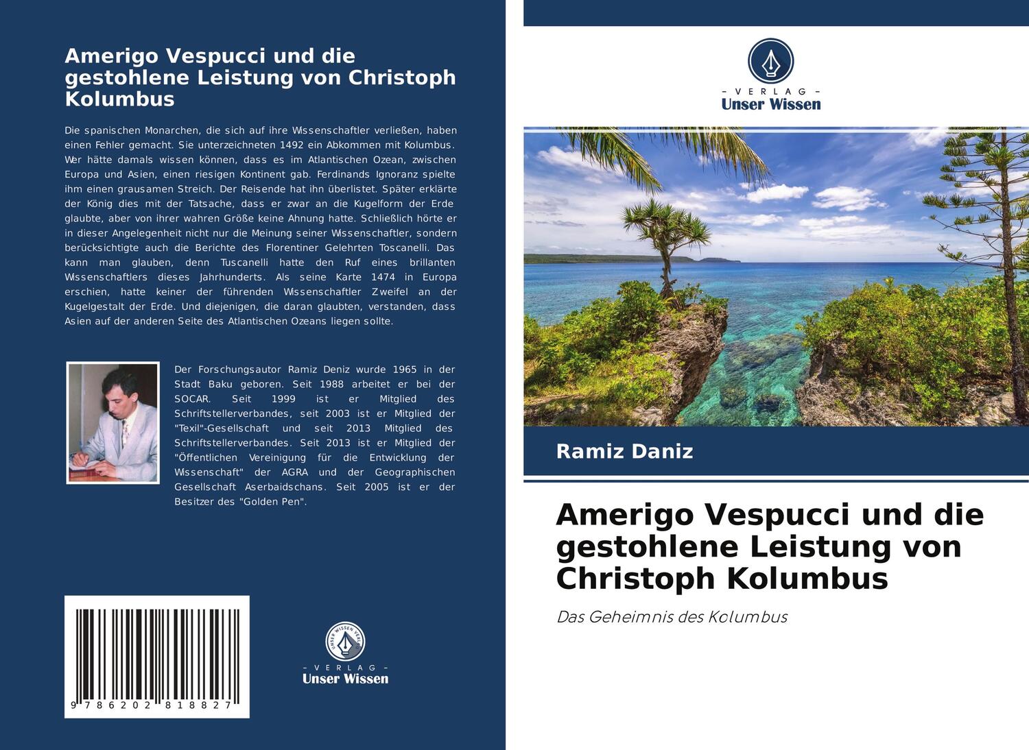 Cover: 9786202818827 | Amerigo Vespucci und die gestohlene Leistung von Christoph Kolumbus