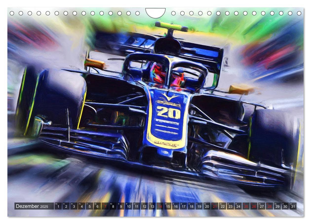 Bild: 9783435247912 | Faszinierende Formel 1 (Wandkalender 2025 DIN A4 quer), CALVENDO...