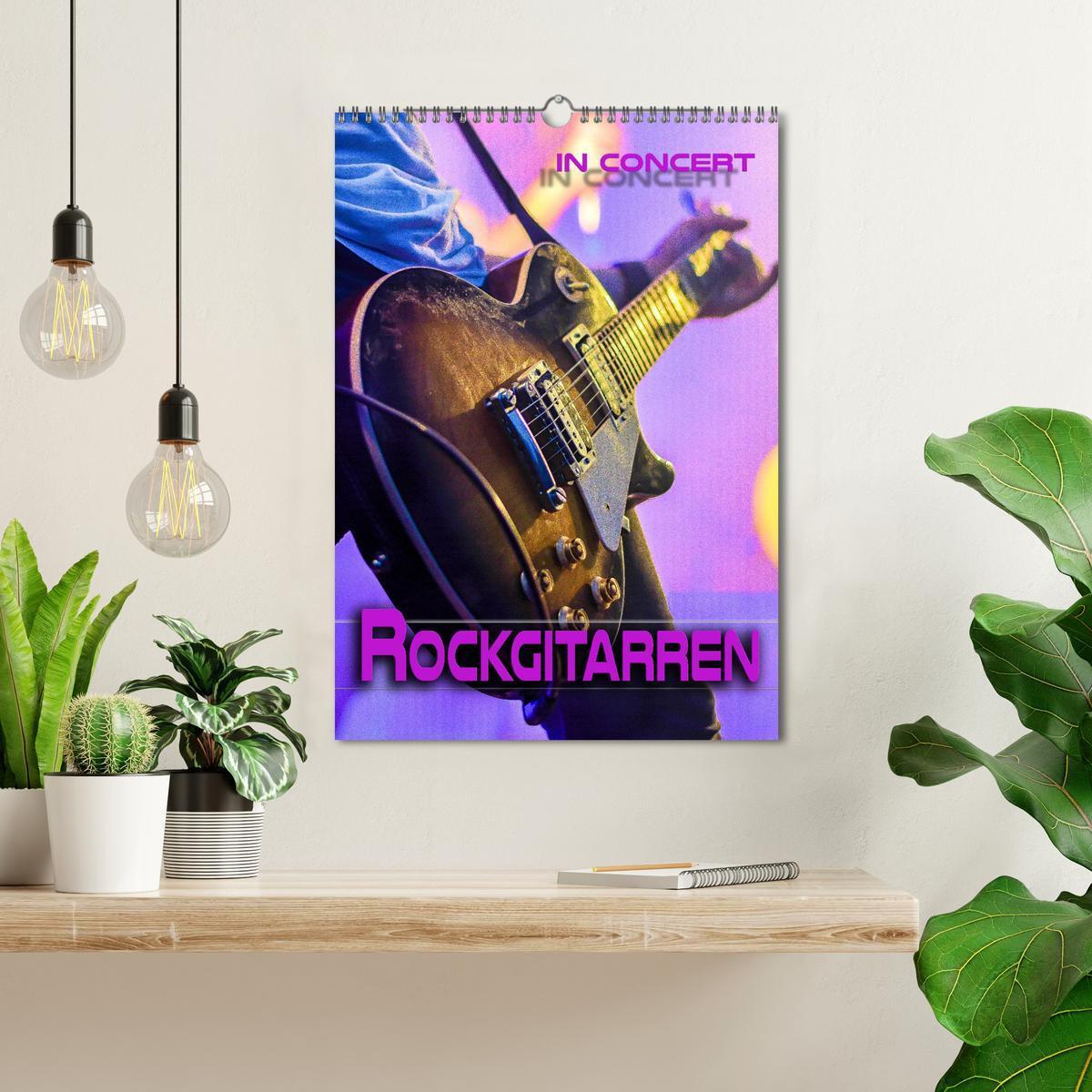 Bild: 9783435910021 | Rockgitarren in Concert (Wandkalender 2025 DIN A3 hoch), CALVENDO...