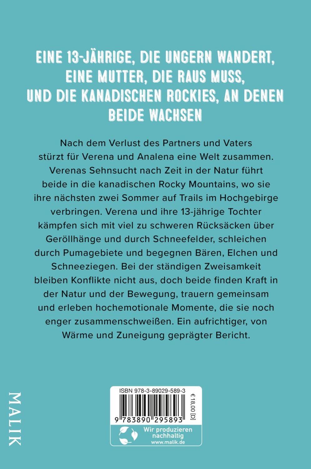 Rückseite: 9783890295893 | Zwei Sommer in den Rockies | Verena Schmidt (u. a.) | Taschenbuch