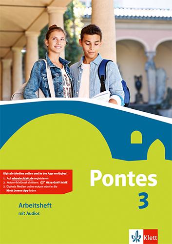 Cover: 9783126223249 | Pontes 3. Arbeitsheft mit Audios | Arbeitsheft mit Audios 3. Lernjahr