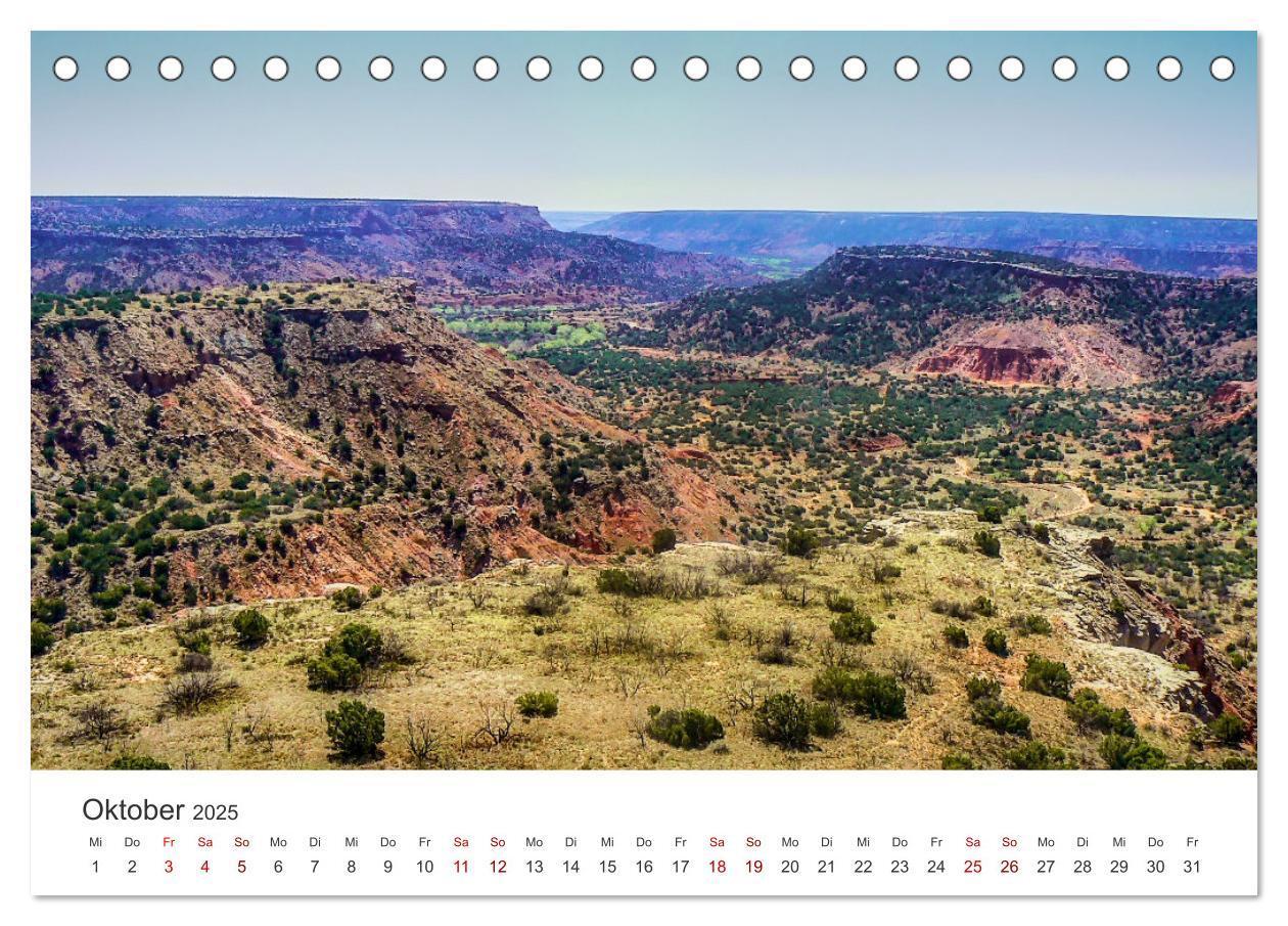 Bild: 9783457181881 | Texas - The Lone Star State (Tischkalender 2025 DIN A5 quer),...