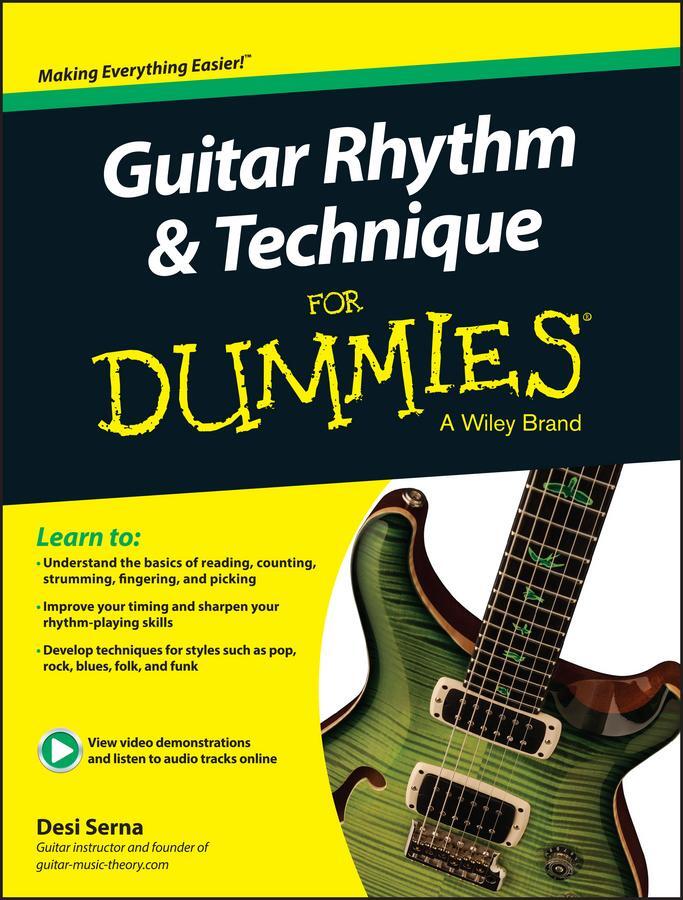 Cover: 9781119022879 | Guitar Rhythm and Techniques For Dummies, Book + Online Video and...