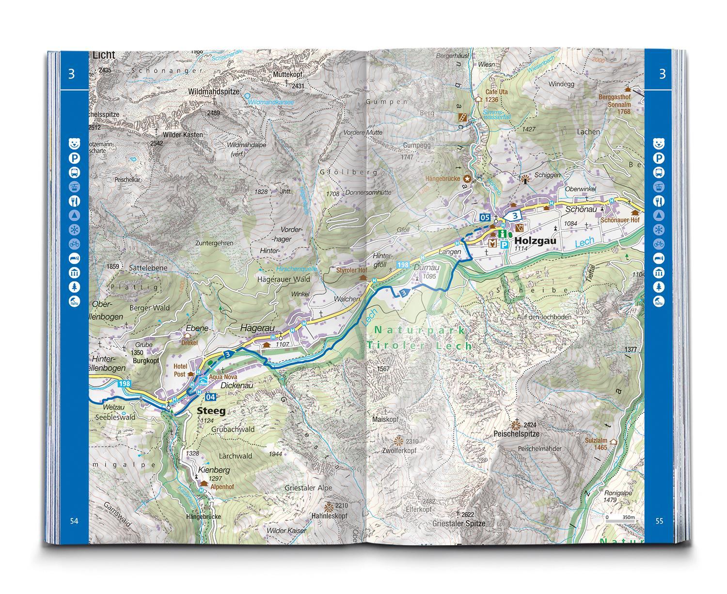 Bild: 9783991213376 | KOMPASS Wanderführer Lechweg mit Lechschleifen, 16 Touren und Etappen