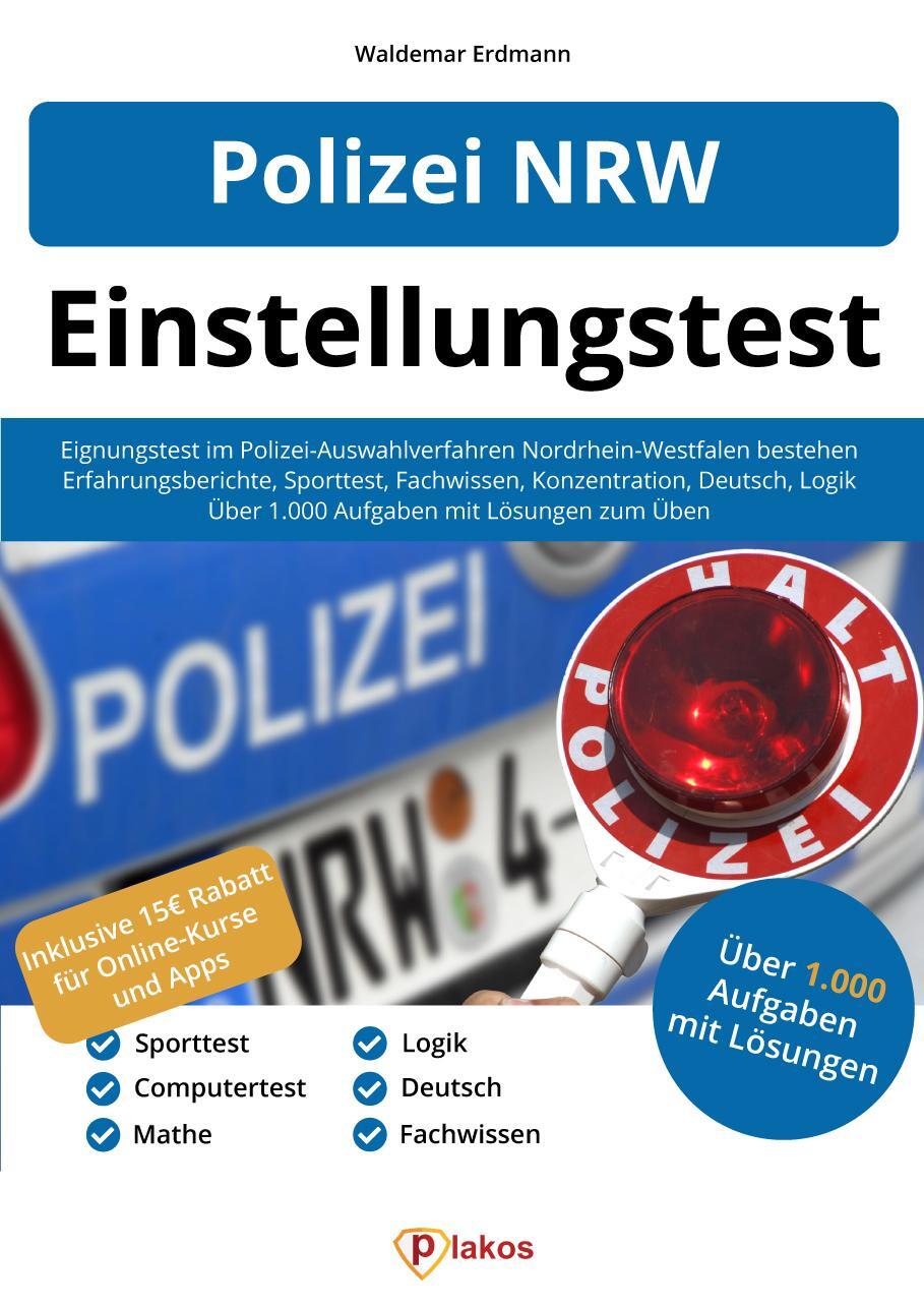 Cover: 9783948144685 | Einstellungstest Polizei NRW | Waldemar Erdmann | Taschenbuch | 2021