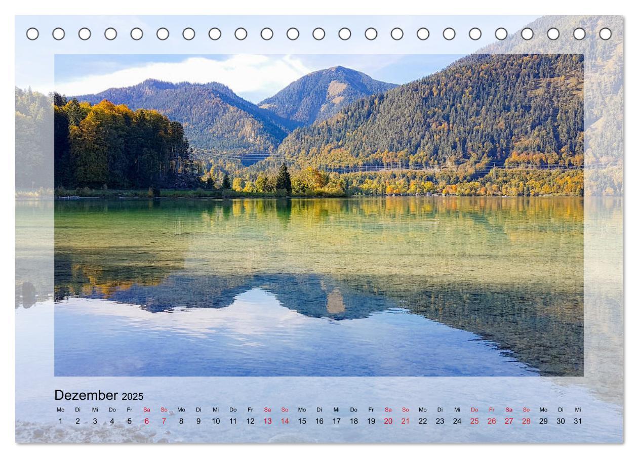 Bild: 9783435177776 | Walchensee (Tischkalender 2025 DIN A5 quer), CALVENDO Monatskalender