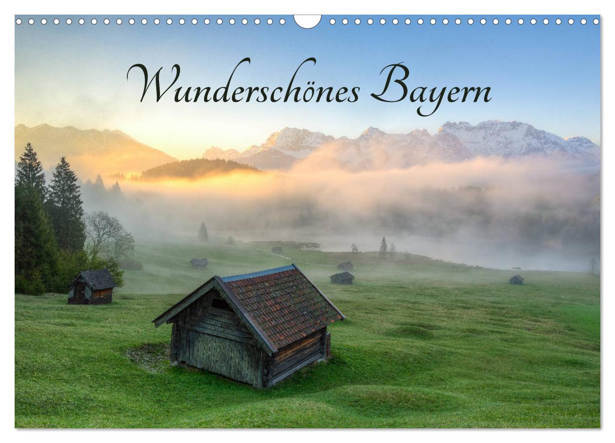 Cover: 9783435197422 | Wunderschönes Bayern (Wandkalender 2025 DIN A3 quer), CALVENDO...