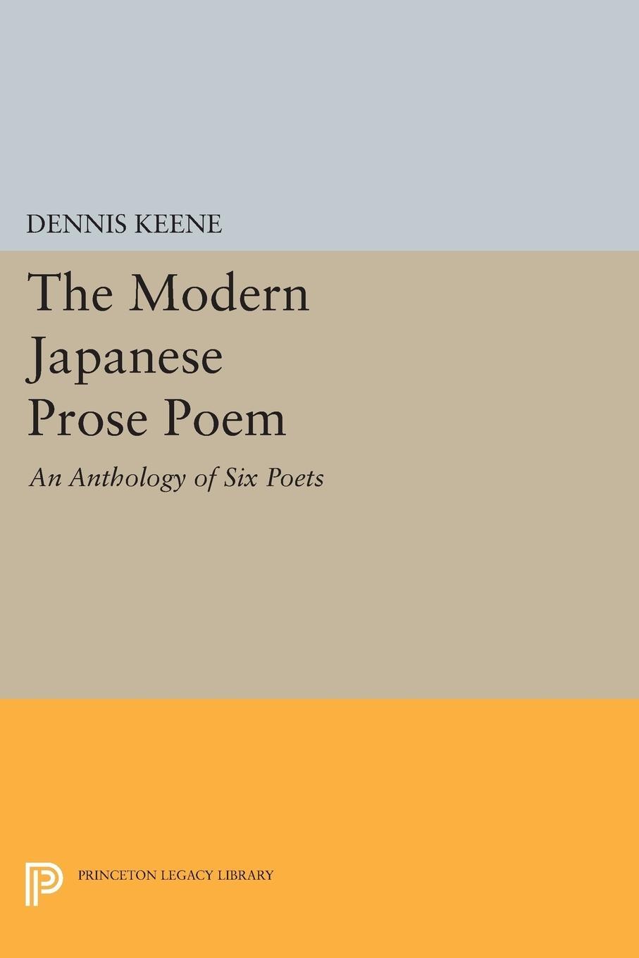 Cover: 9780691616339 | The Modern Japanese Prose Poem | An Anthology of Six Poets | Keene