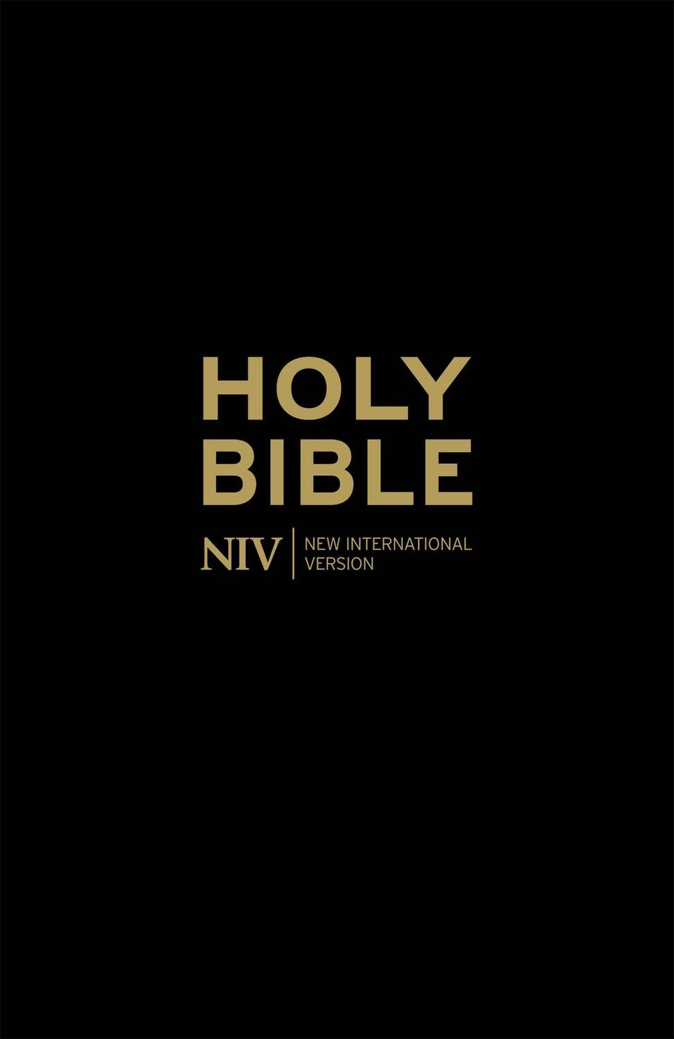 Cover: 9781444701593 | NIV Holy Bible - Anglicised Black Gift and Award | Version | Buch