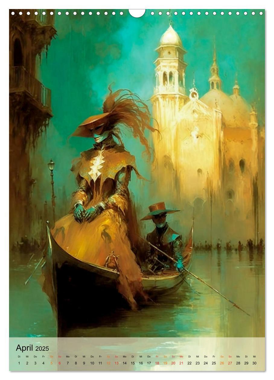 Bild: 9783435883325 | Venedig Karneval (Wandkalender 2025 DIN A3 hoch), CALVENDO...