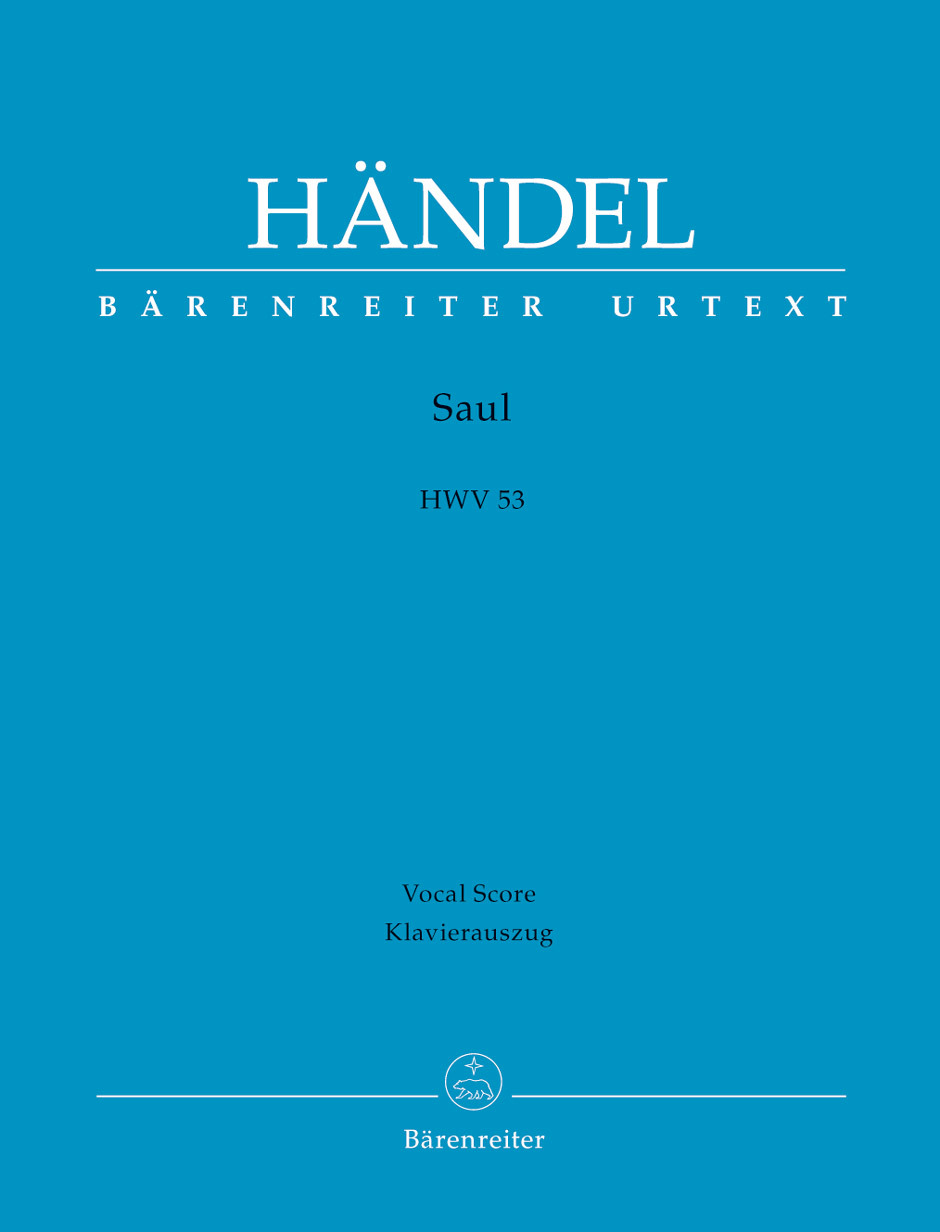 Cover: 9790006443086 | Saul HWV 53 | Bärenreiter Verlag | EAN 9790006443086