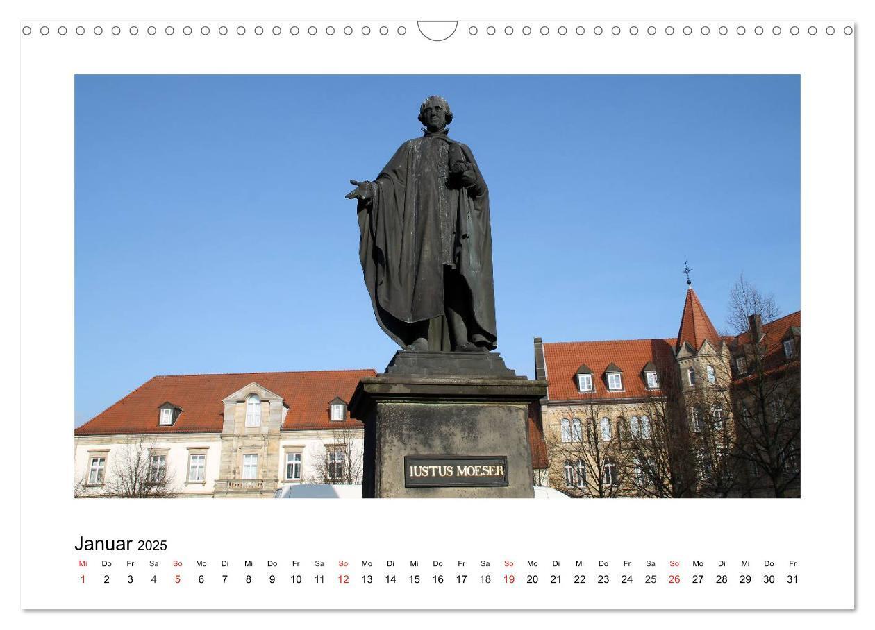 Bild: 9783435766055 | Die Friedensstadt Osnabrück (Wandkalender 2025 DIN A3 quer),...