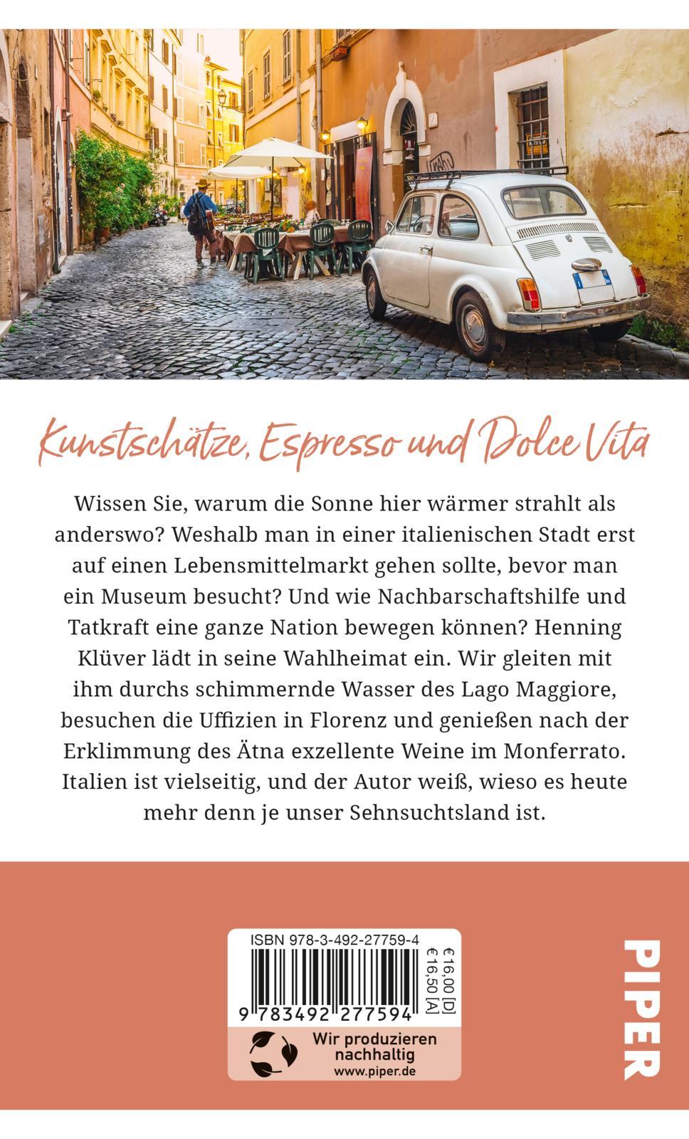 Rückseite: 9783492277594 | Gebrauchsanweisung für Italien | Henning Klüver | Taschenbuch | 256 S.