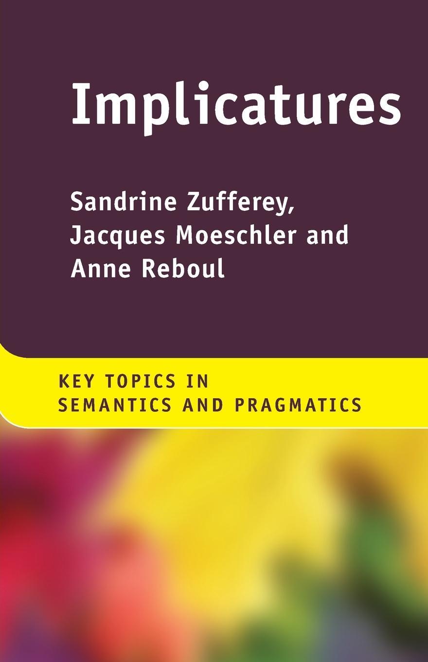 Cover: 9781107565234 | Implicatures | Sandrine Zufferey (u. a.) | Taschenbuch | Paperback