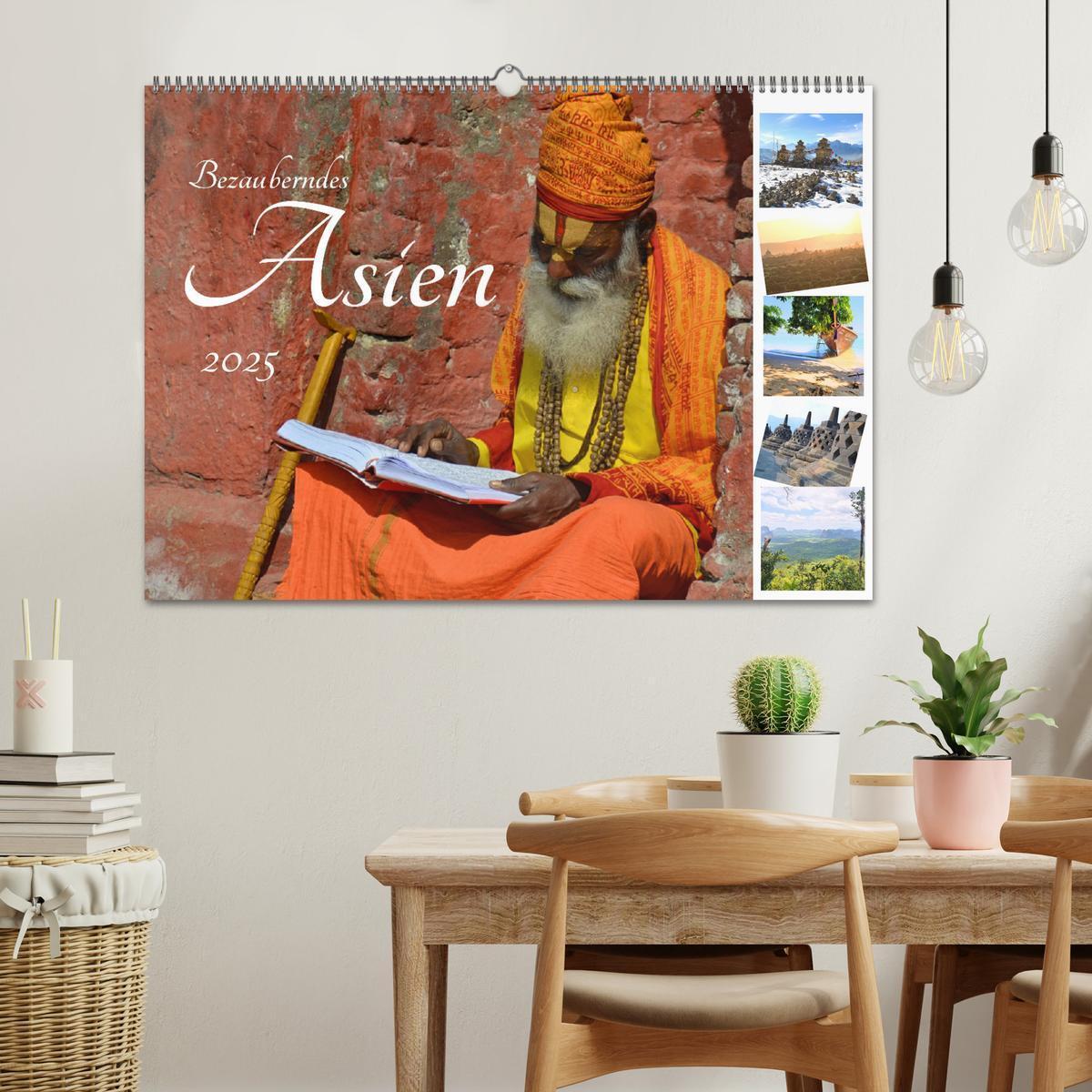 Bild: 9783435174713 | Bezauberndes Asien 2025 (Wandkalender 2025 DIN A2 quer), CALVENDO...