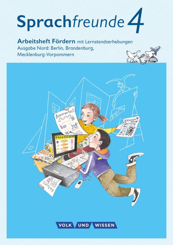 Cover: 9783060836505 | Sprachfreunde 4. Schuljahr - Ausgabe Nord (Berlin, Brandenburg,...