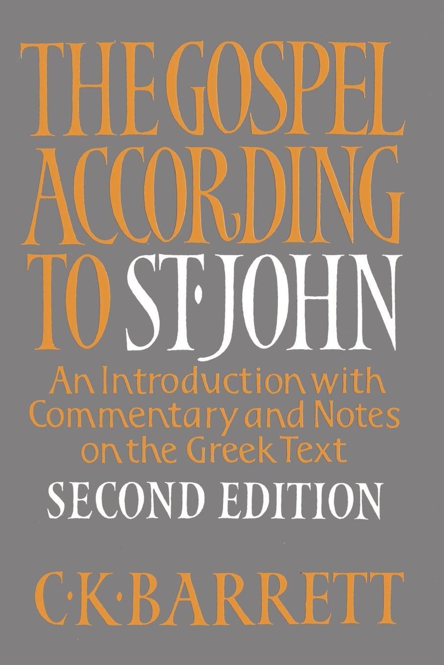 Cover: 9780664221805 | The Gospel According to St. John | C. K. Barrett | Taschenbuch | 1978