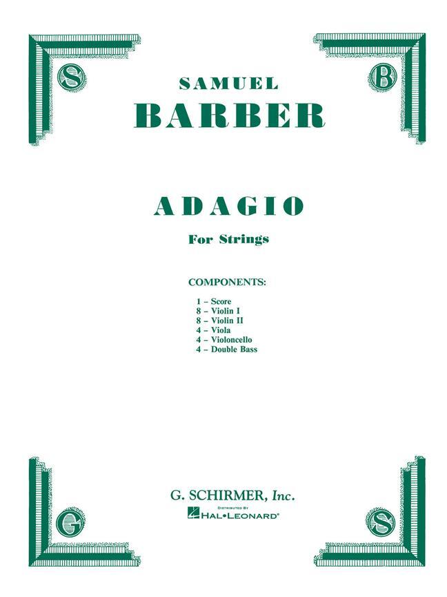 Cover: 73999563511 | Adagio for Strings, Op. 11 | Score | Samuel Barber | Orchestra | 1986