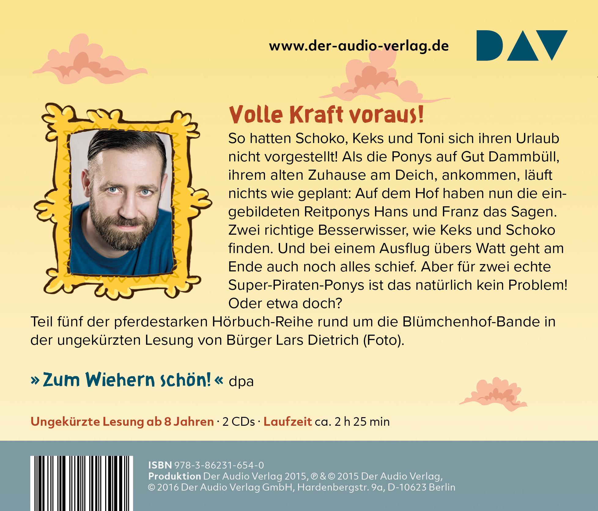 Rückseite: 9783862316540 | Die Haferhorde 05: Stallpiraten ahoi! | Suza Kolb | Audio-CD | Deutsch