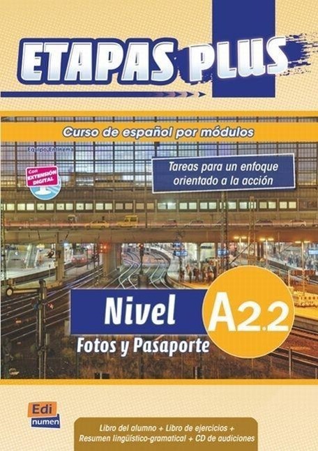 Cover: 9788498482263 | Etapas Plus A2.2 Libro del Alumno/Ejercicios + CD. Fotos Y...