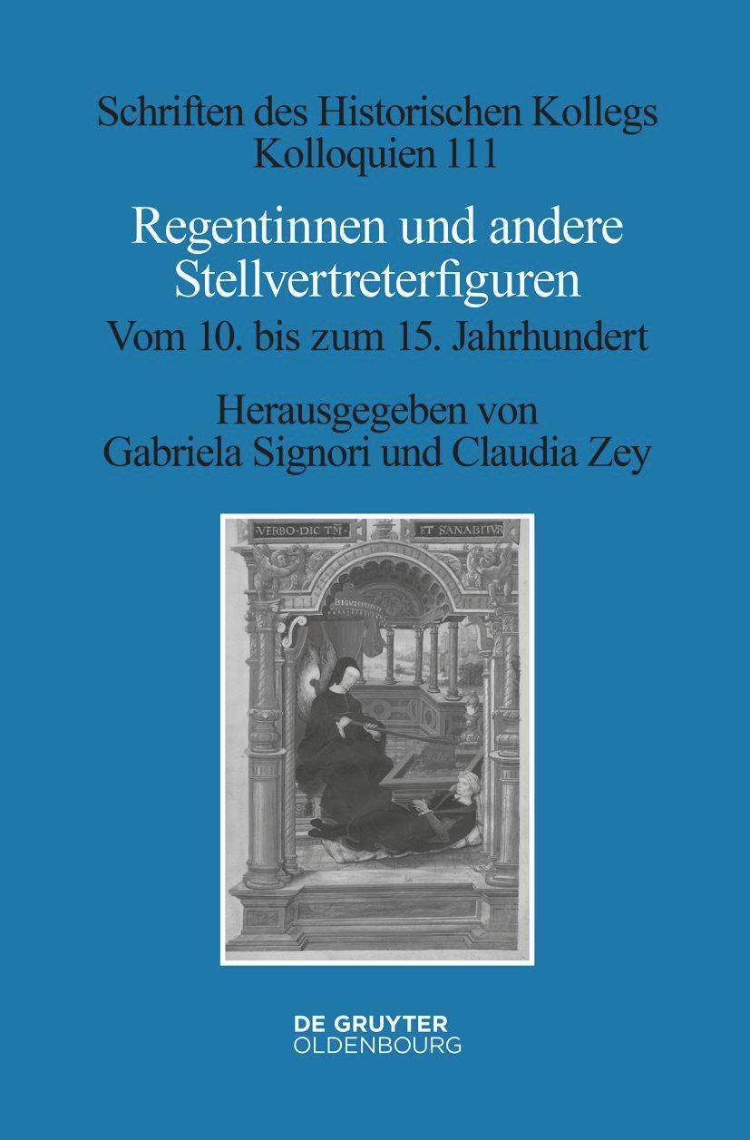 Cover: 9783110992168 | Regentinnen und andere Stellvertreterfiguren | Signori (u. a.) | Buch