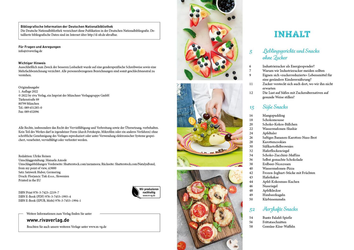 Bild: 9783742322197 | Snacks zuckerfrei für Kinder | Veronika Pichl | Taschenbuch | Deutsch