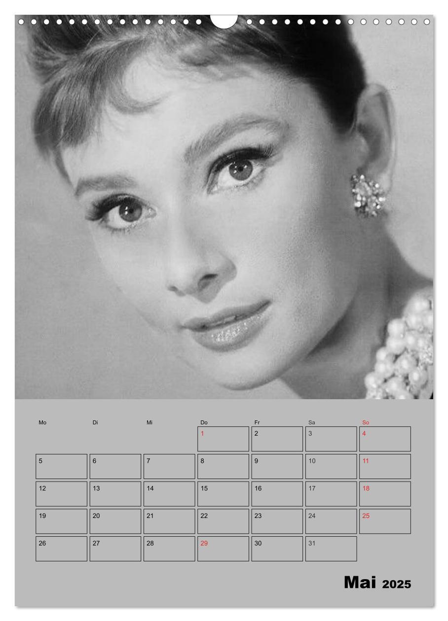 Bild: 9783457023556 | Hollywood-Diva. Audrey Hepburn (Wandkalender 2025 DIN A3 hoch),...